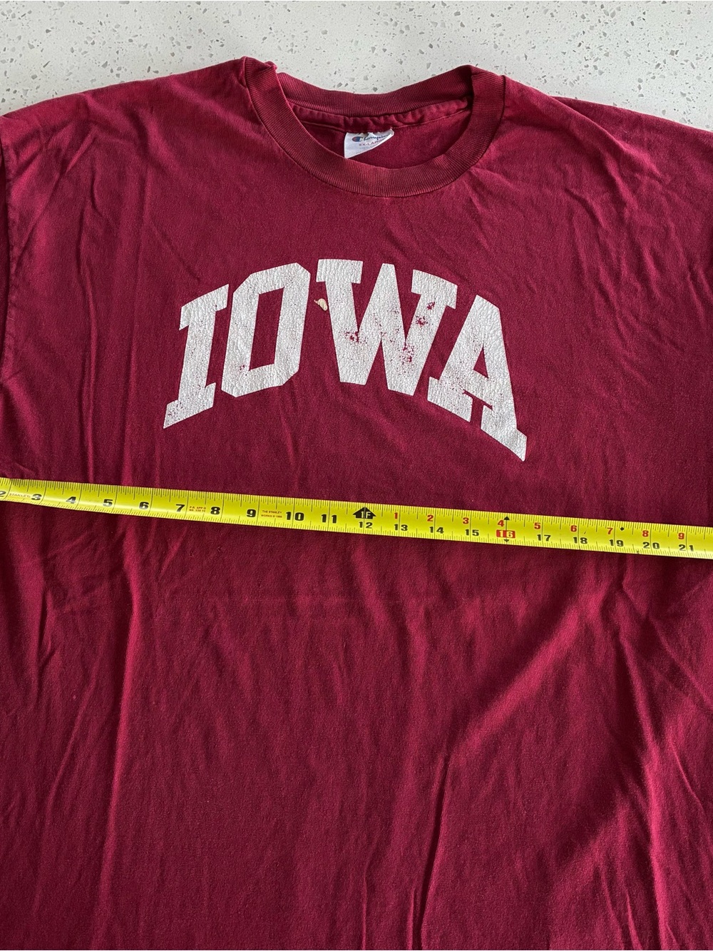 A1 - VINTAGE 90s IOWA STATE UNIVERSITY CYCLONES CHAMPION FADED T SHIRT - Picture 3 of 7